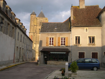 Place Charles Chaigneau with church in background