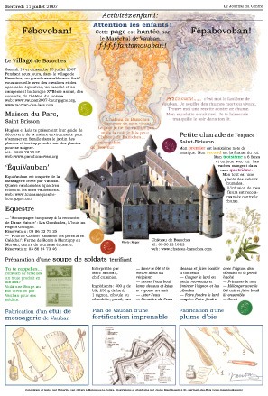 page Journal du Centre