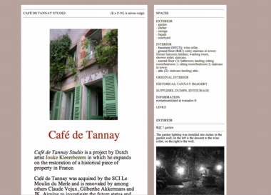 cafe de tannay studio site