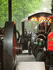 Steam Rollers on the Utrecht Maliebaan at Stoom 98