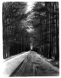 Middachterallee drawing H. Smit 1911