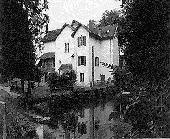 current back of the house Le Moulin du Merle