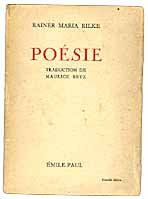 Rainer Maria Rilke POESIE, cover