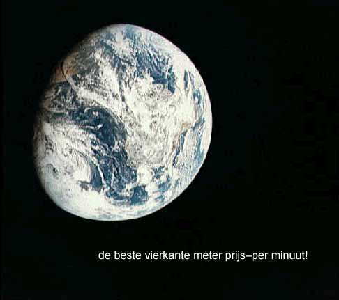 header with earth from space