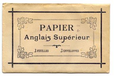 papier anglais envelope