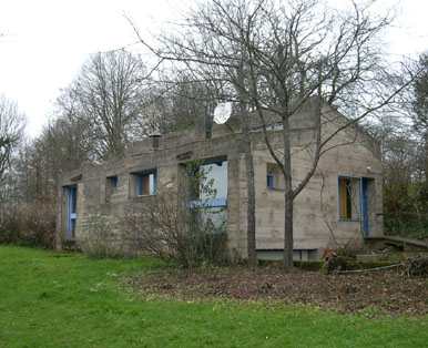 Corbu cabin at the Ronchamp ND site