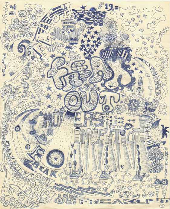 freak out drawing 1967