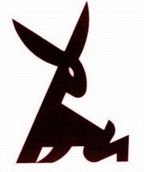 Charles Loupot rabbit logo around 1958